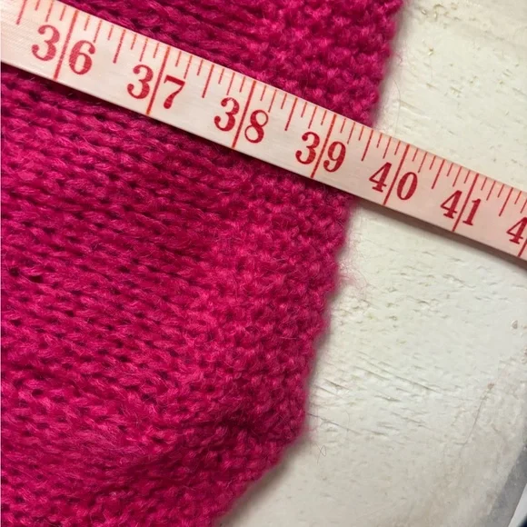 Free People Over Rainbow Striped Long Duster Cardigan Mohair Blend Size Medium - Picture 5 of 8